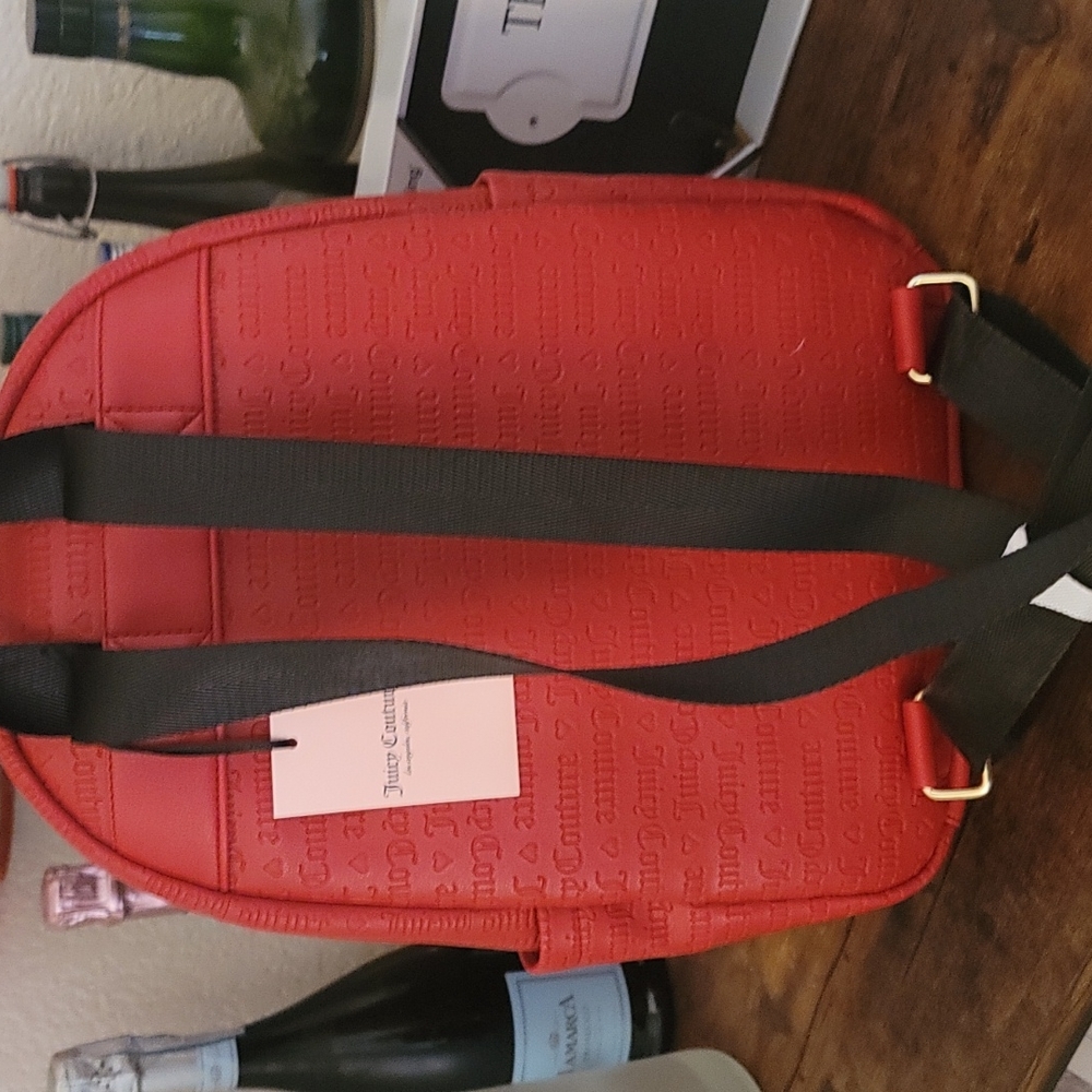 Juicy couture lipstick red deboss backpack - Picture 5 of 10